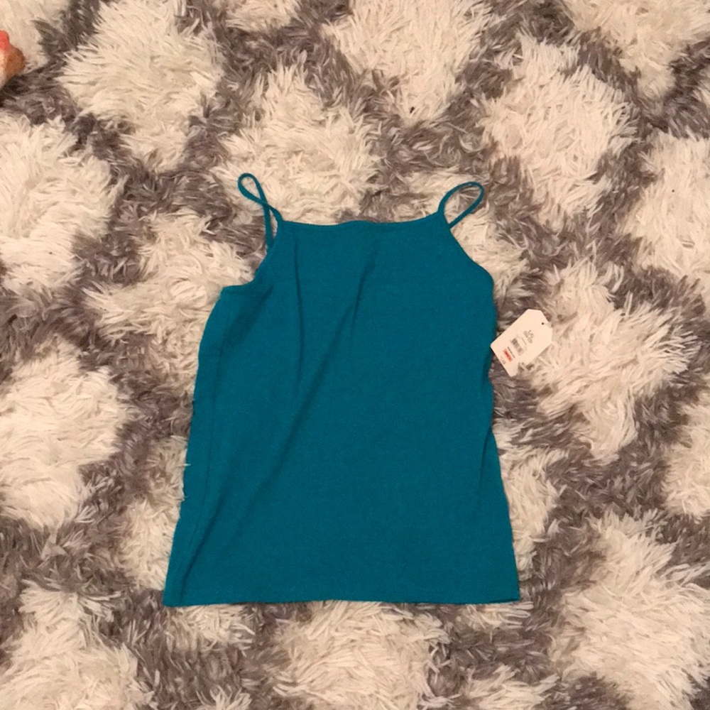 Blue tank top